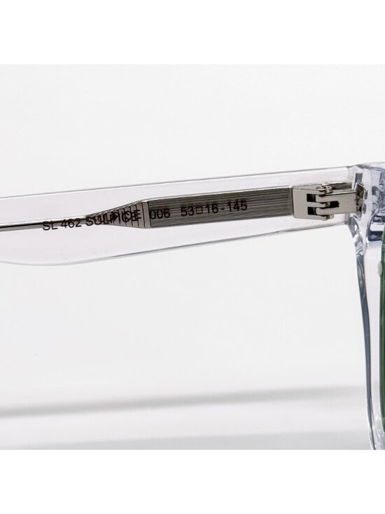 New Saint Laurent Sunglasses SL462 SULPI 006 Clear Green main image 4